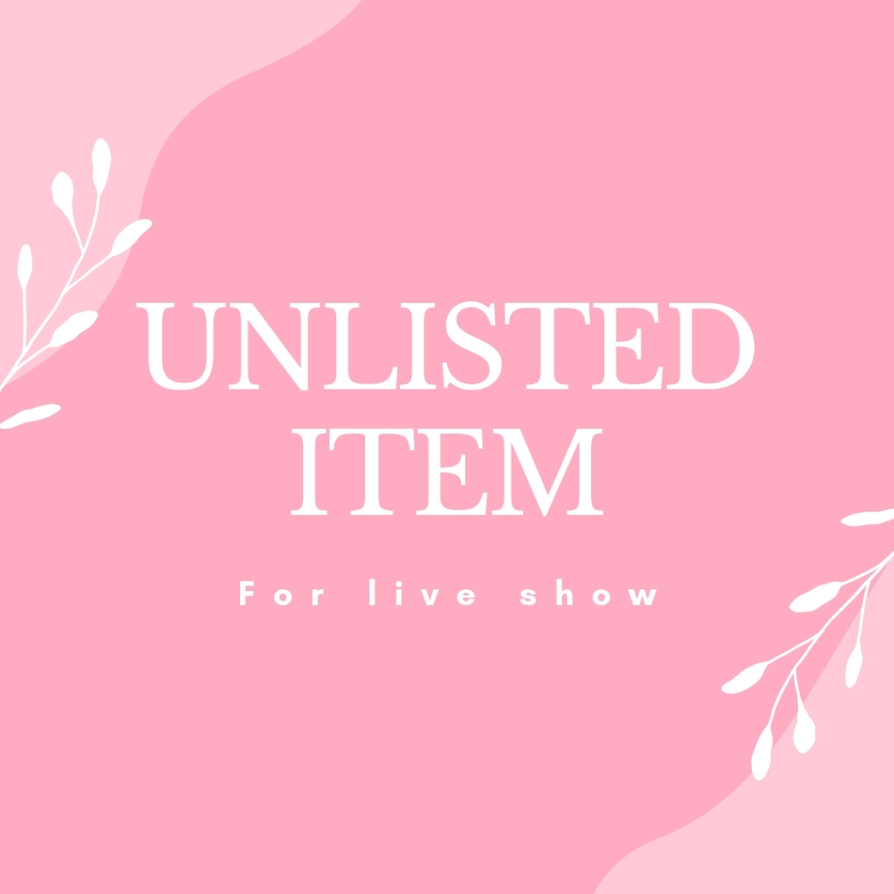Unlisted item in live show